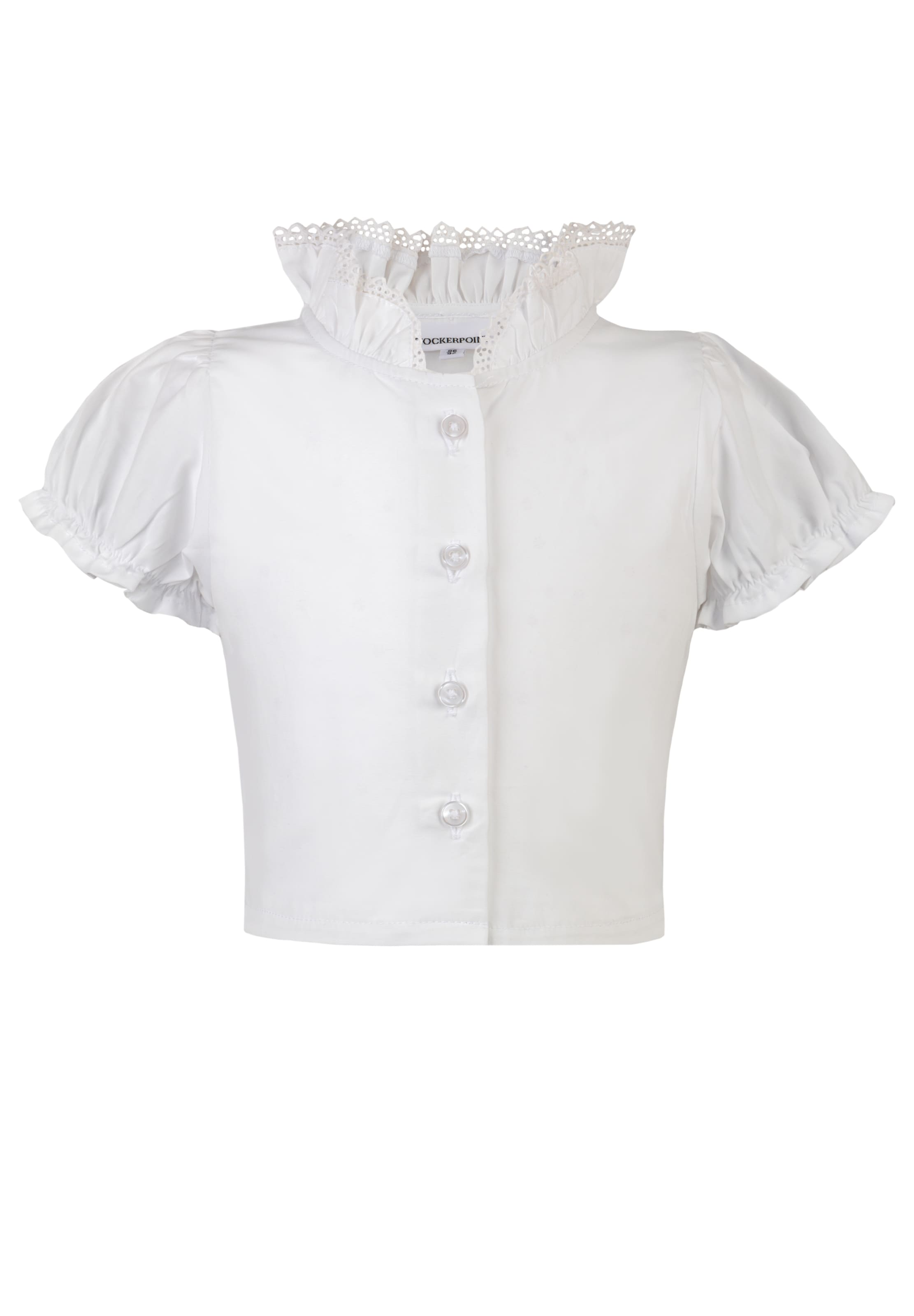 STOCKERPOINT Trachtenbluse 'Anita' in Weiß: Vorderseite