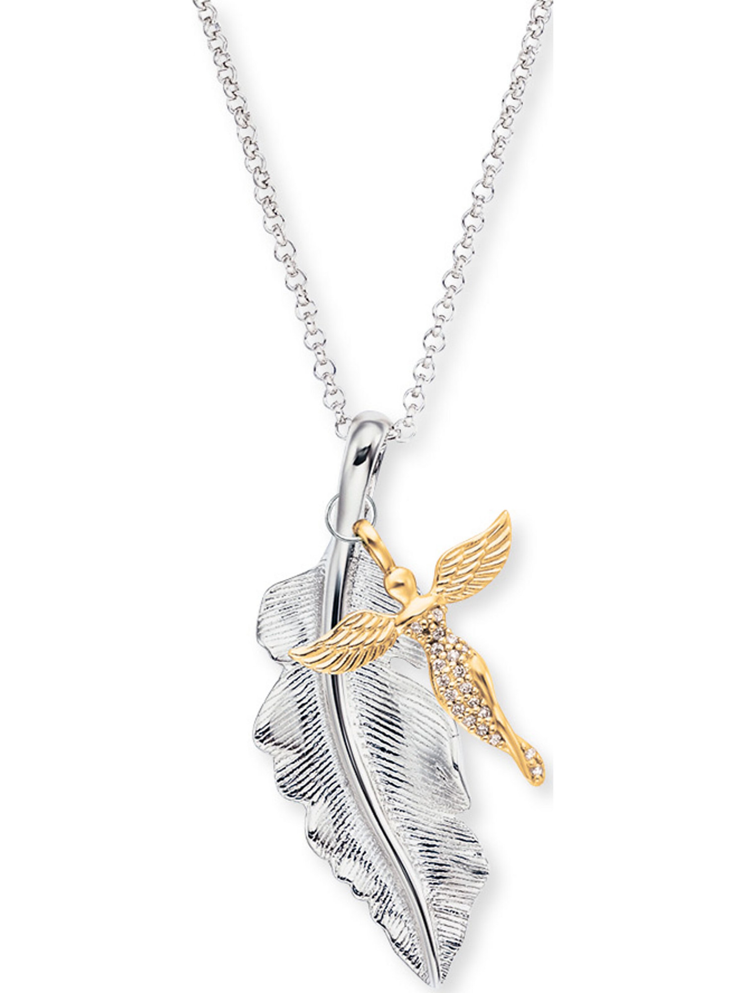 Engelsrufer Kette in Silber: Vorderseite