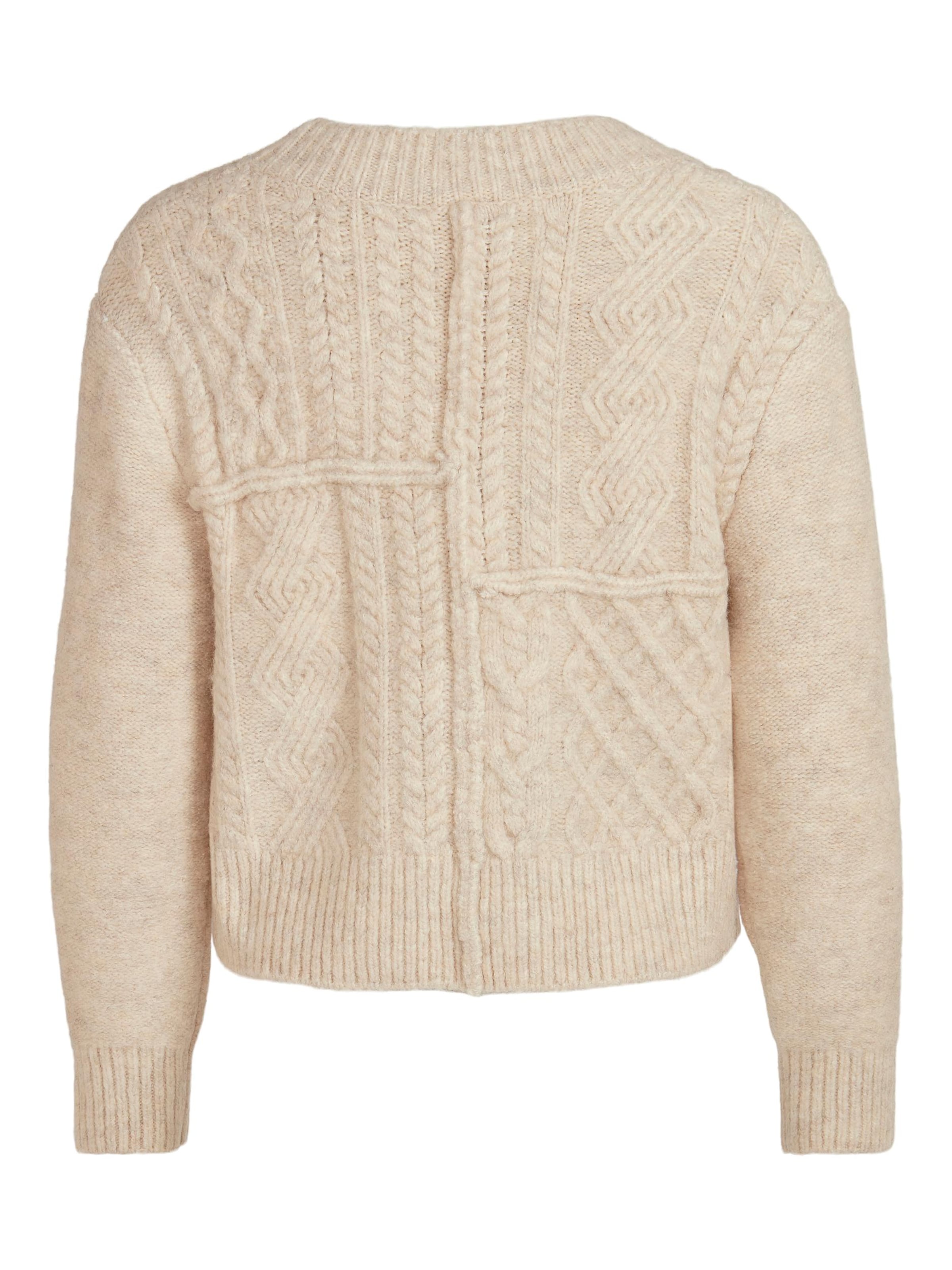 VILA Pulóver 'Viri' - bézs