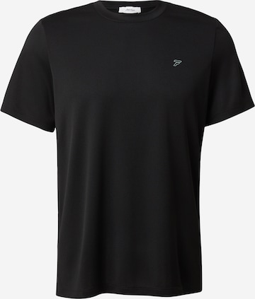 juoda DAN FOX APPAREL Marškinėliai 'Henrik': priekis