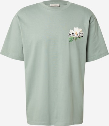 Only & Sons Bluser & t-shirts 'ONSFRANK' i grøn: forside