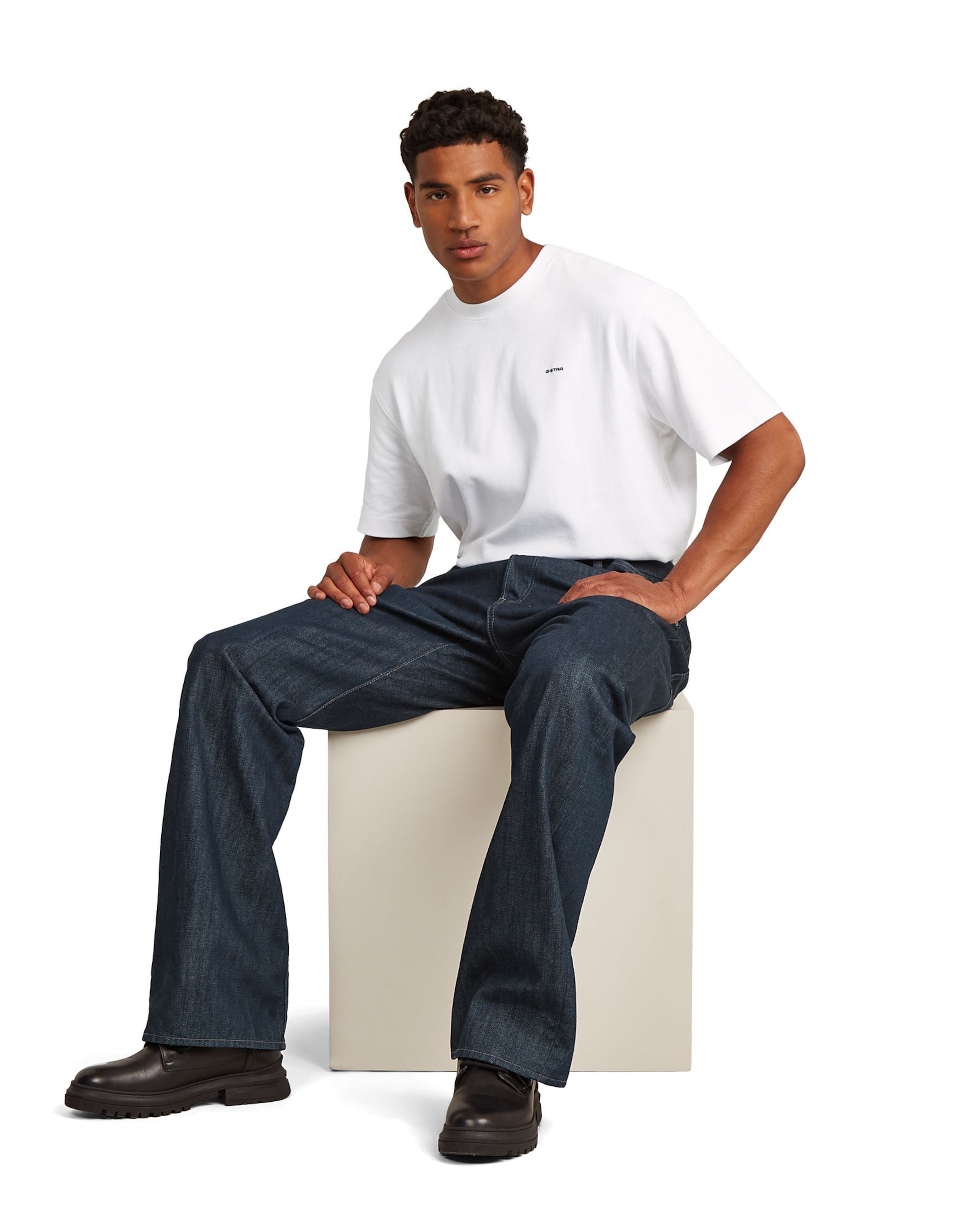 G-STAR Loosefit Jeans in Blauw