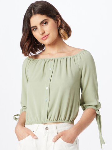 Hailys Blouse 'Adelina' in Groen: voorkant