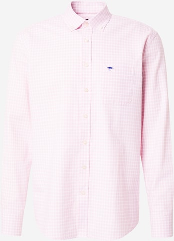 FYNCH-HATTON Slim Fit Hemd in Beige: Vorderseite