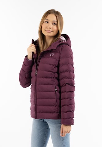 MYMO Zimná bunda - fialová: predná strana