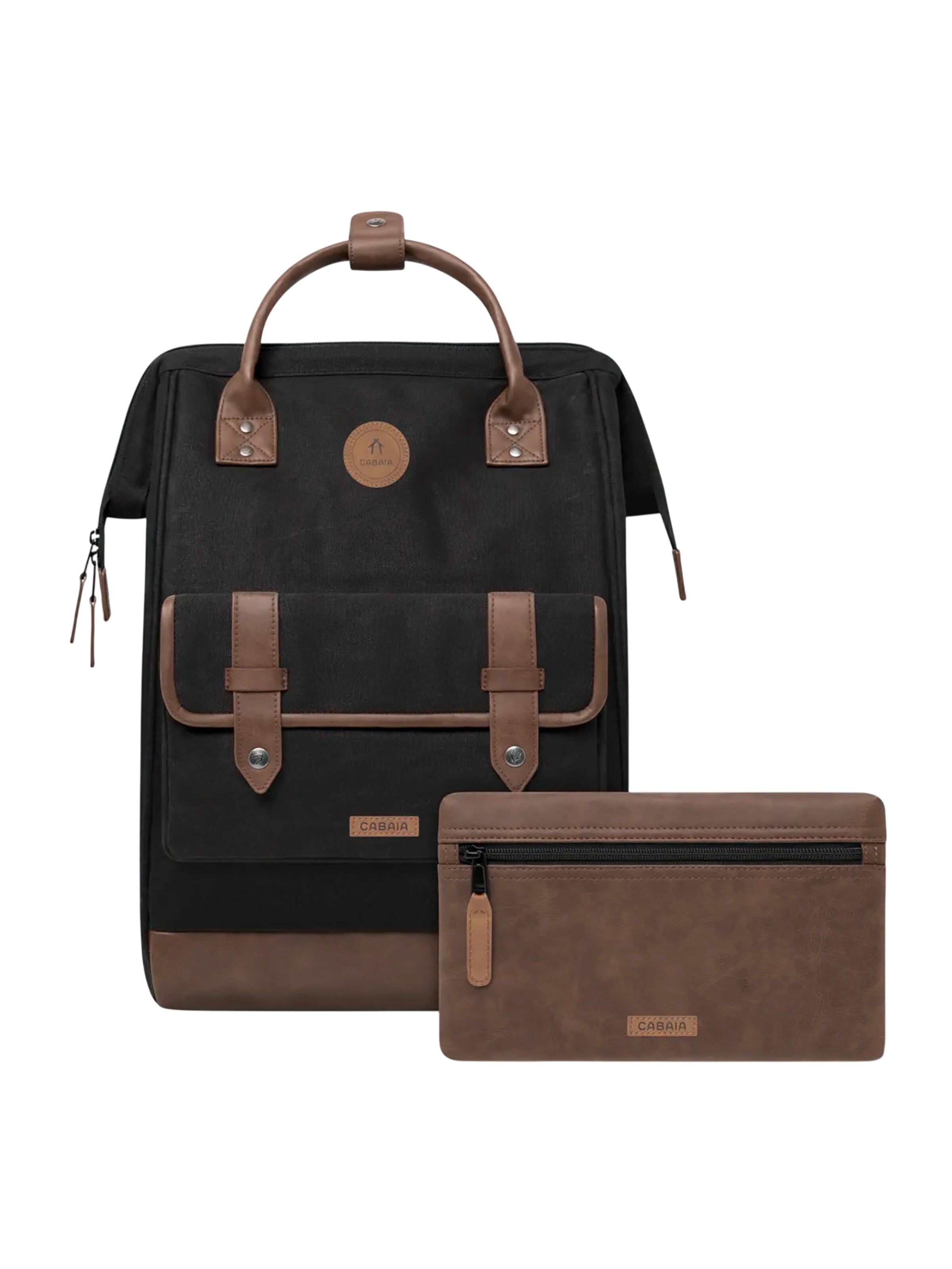 Cabaia Rucksack 'Trogir L'‌‌‌‌ in Schwarz: Vorderseite