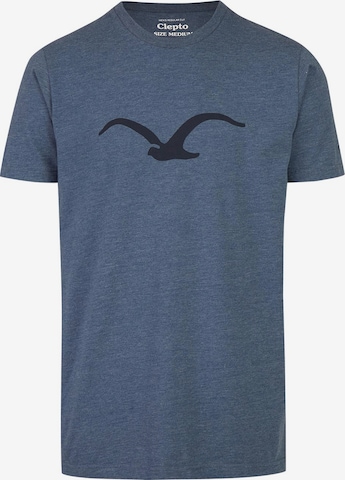 Cleptomanicx T-Shirt 'Mowe' in Blau: predná strana