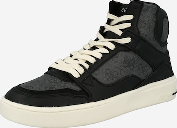 Sneaker înalt 'VERONA' de la GUESS pe negru: față