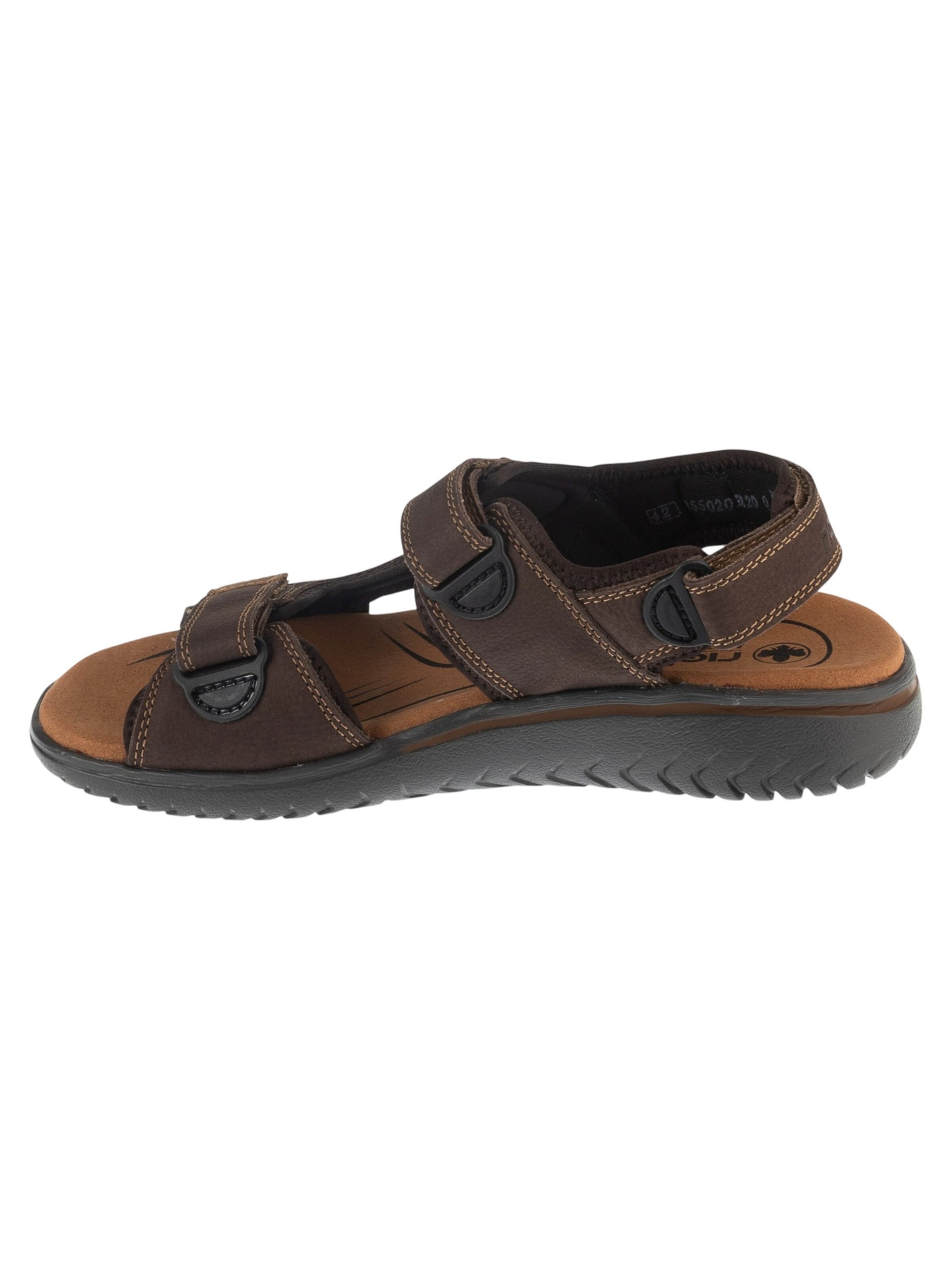 Rieker Hiking Sandals in Brown