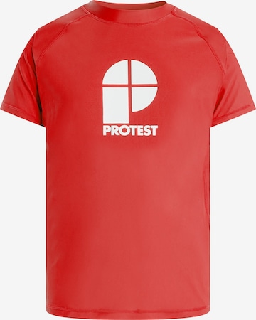 PROTEST Funktionsshirt 'PRTCATERS' in Rot: Vorderseite
