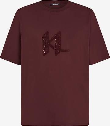 Karl Lagerfeld Koszulka w kolorze czerwony: przód