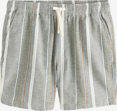 Next Housut koossa 33/regular värissä khaki / valkoinen, Tuotenäkymä