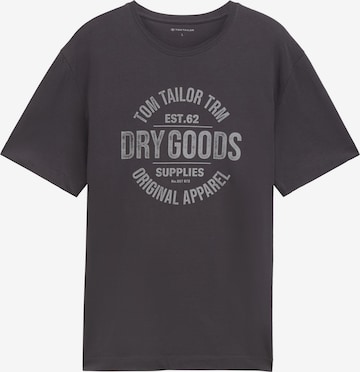 TOM TAILOR Shirt in Grey: front
