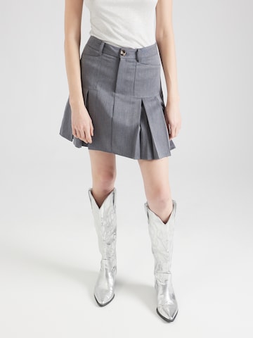 Warehouse - Falda en gris: frente