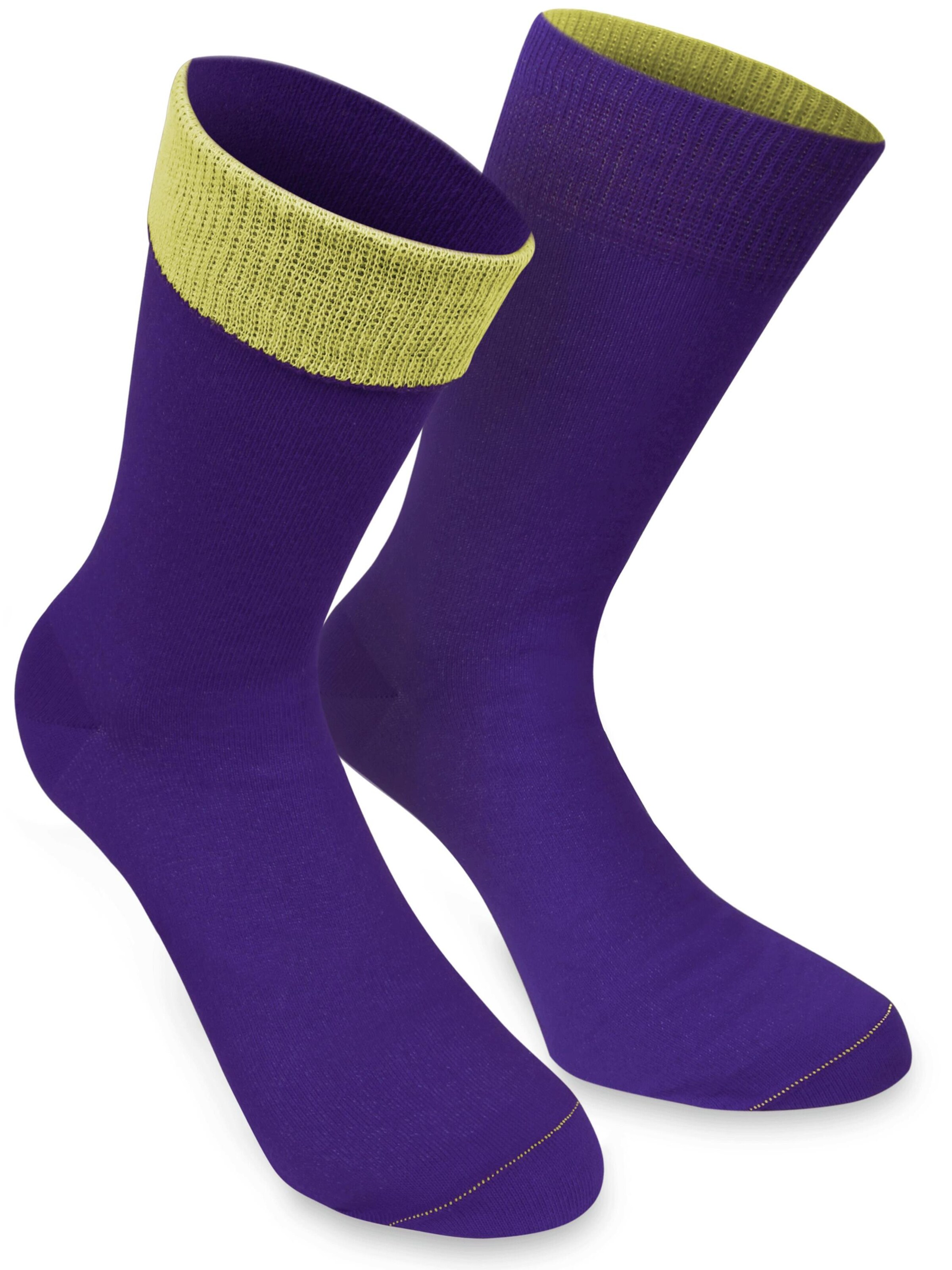Chaussettes normani en violet