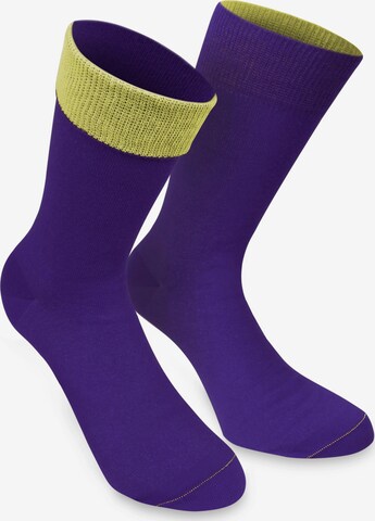 Chaussettes normani en violet