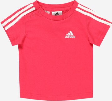 ADIDAS SPORTSWEAR Functioneel shirt 'Essentials 3 Stripes' in Roze: voorkant