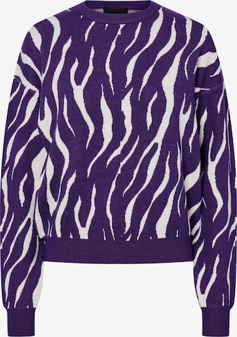 Pull-over 'LEJLA' PIECES en violet : devant