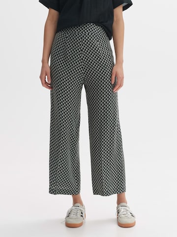 OPUS Wide leg Pantalon 'Misha' in Groen: voorkant
