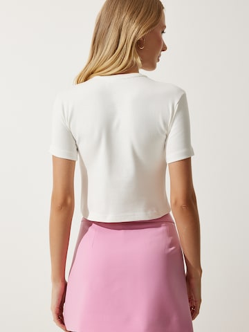 Happiness İstanbul Тениска в бежово