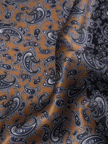 MayTree Scarf 'Seidentuch Paisley  dunkelblau gold' in Blue
