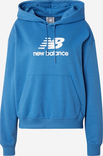 new balance Sportsweatshirt 'Essentials' in blau / weiß, Produktansicht