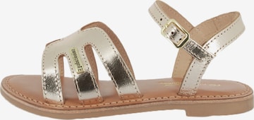 Sandales 'Ledersandalen für Kinder von Belarbi Bamia' Les Tropéziennes en or : devant