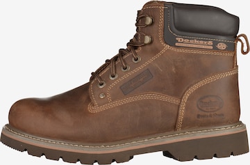 Dockers by Gerli Lace-up boots 'Darmstadt' in Brown