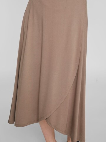 VILA Skirt in Brown