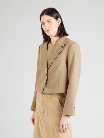 SOAKED IN LUXURY Blazer 'Corinne' in Beige: front