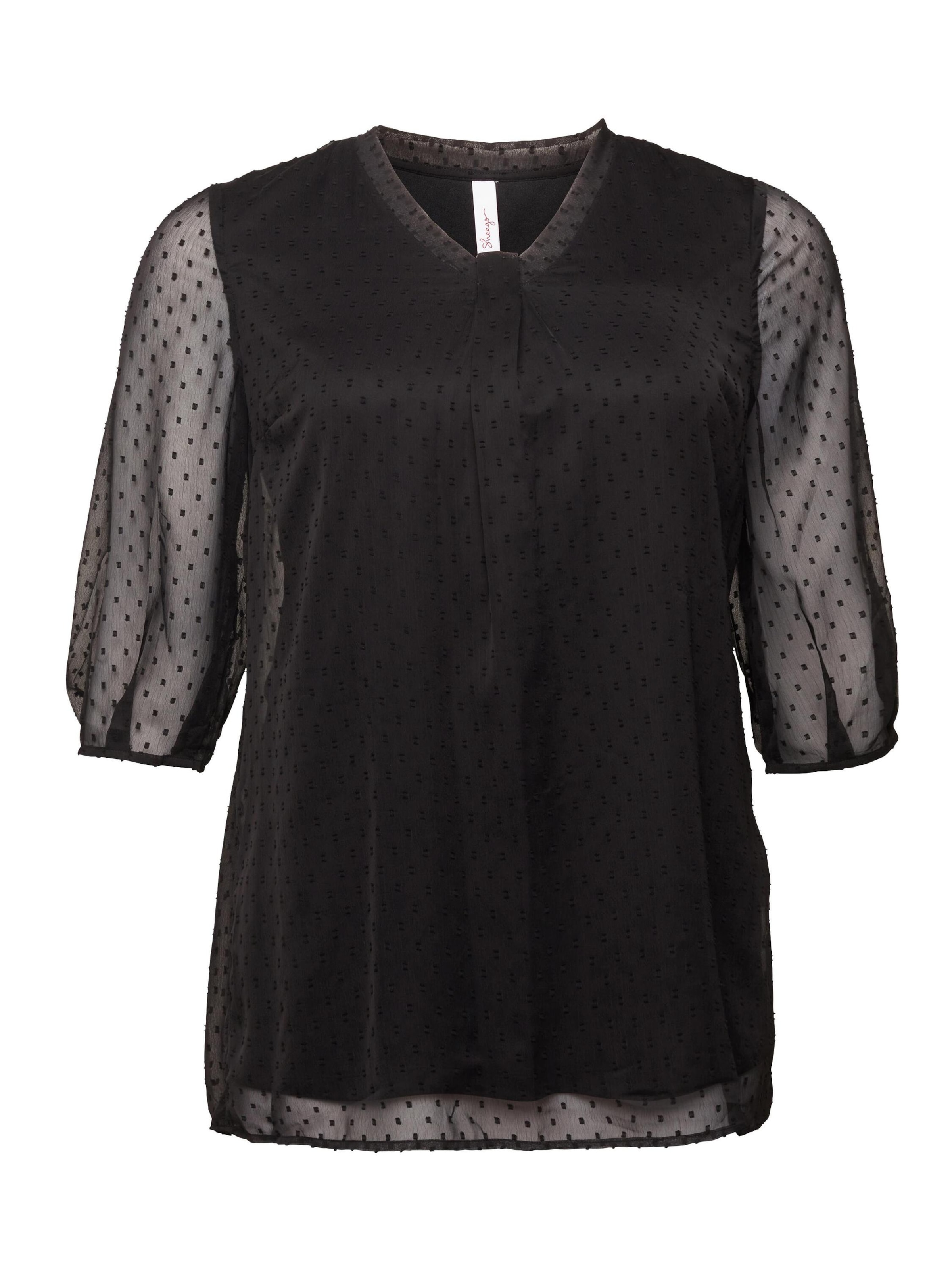 SHEEGO Tuunika, värv must: eest vaates