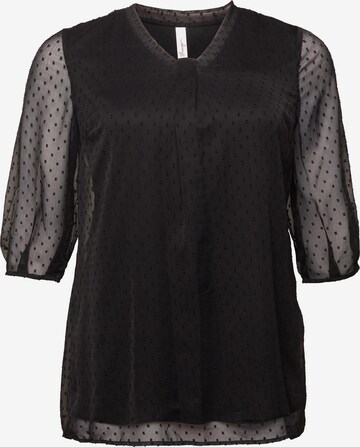 SHEEGO Tunic in Black: front