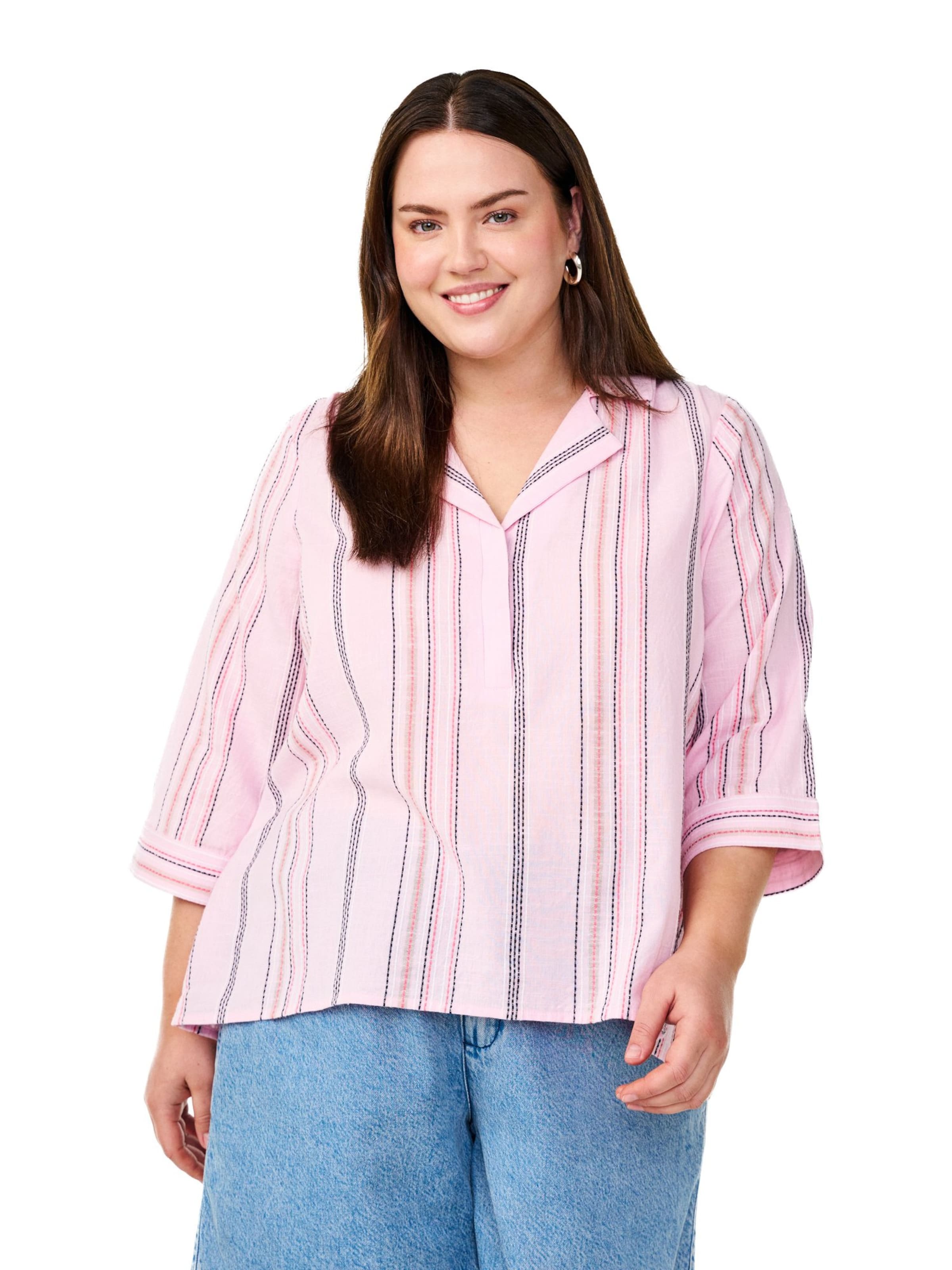 Bluză 'EMILIO' de la Zizzi pe mov: față