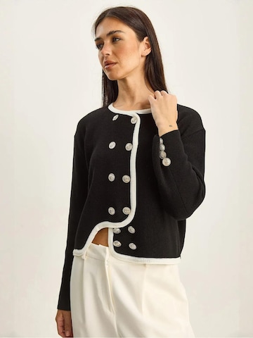 Bianco Lucci Strickjacke in Schwarz