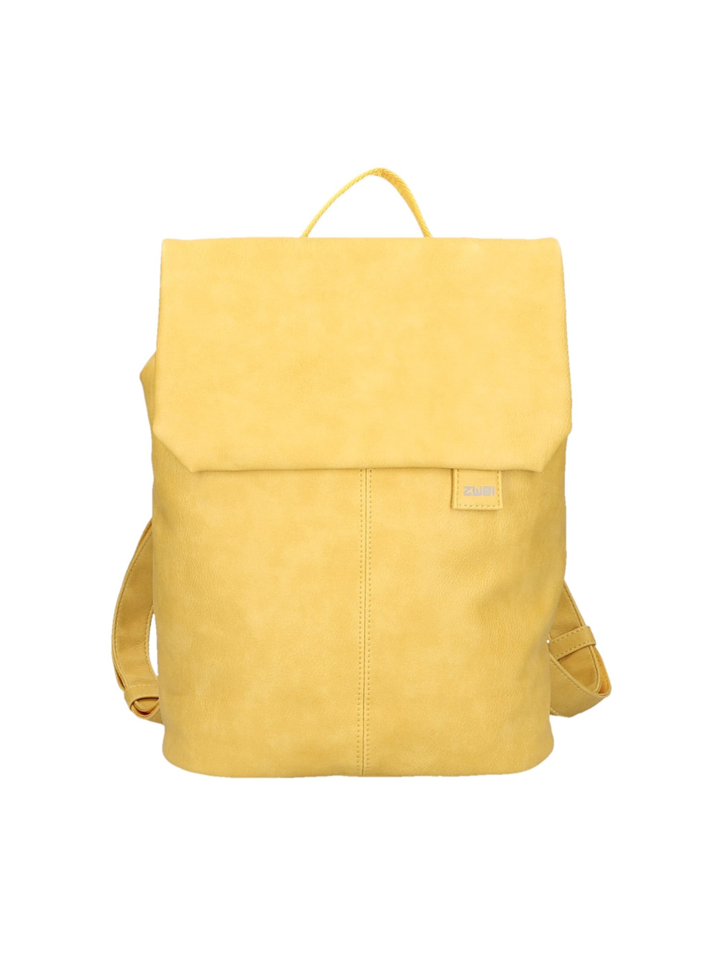 Sac à dos 'Mademoiselle' ZWEI en jaune : devant