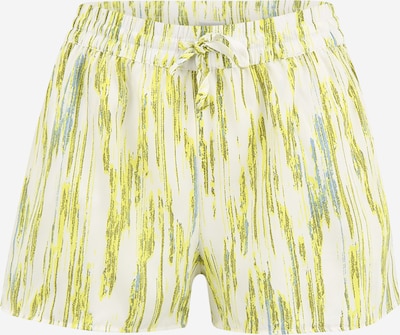 Pantaloni 'RITA' Noisy May Petite pe albastru fum / limon / oliv / alb, Vizualizare produs