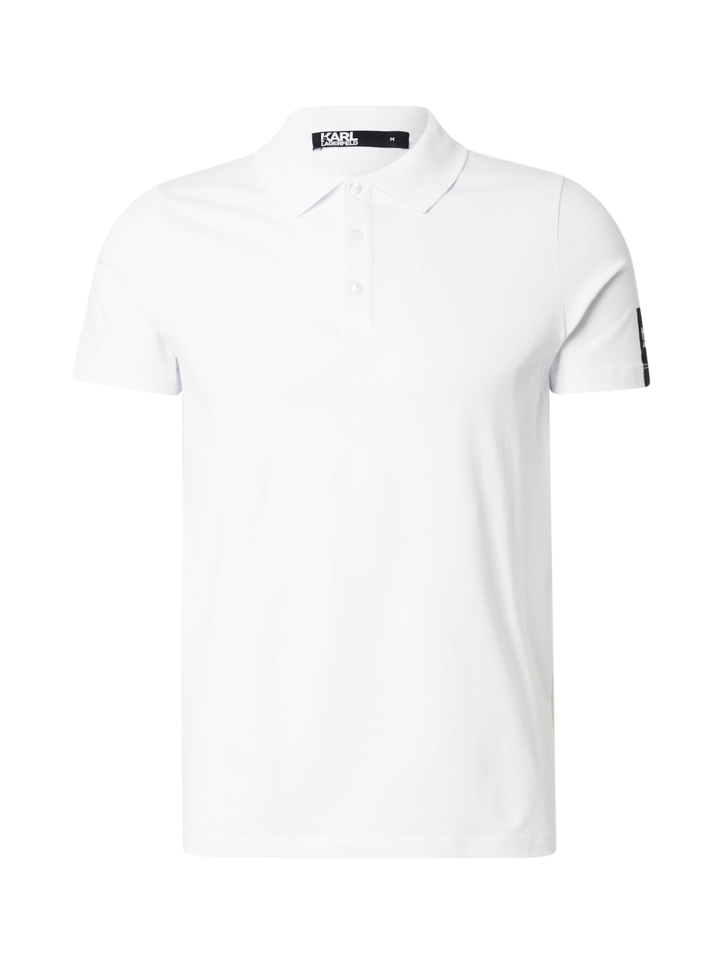 Karl Lagerfeld Μπλουζάκι σε λευκό: μπροστά