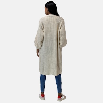 Elara Gebreide mantel in Beige