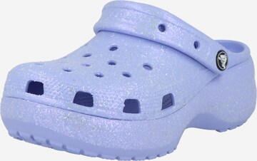 Crocs Pantofle 'Classic' – modrá: přední strana
