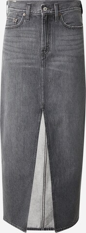 Jupe 'Ankle Column Skirt' LEVI'S ® en noir : devant