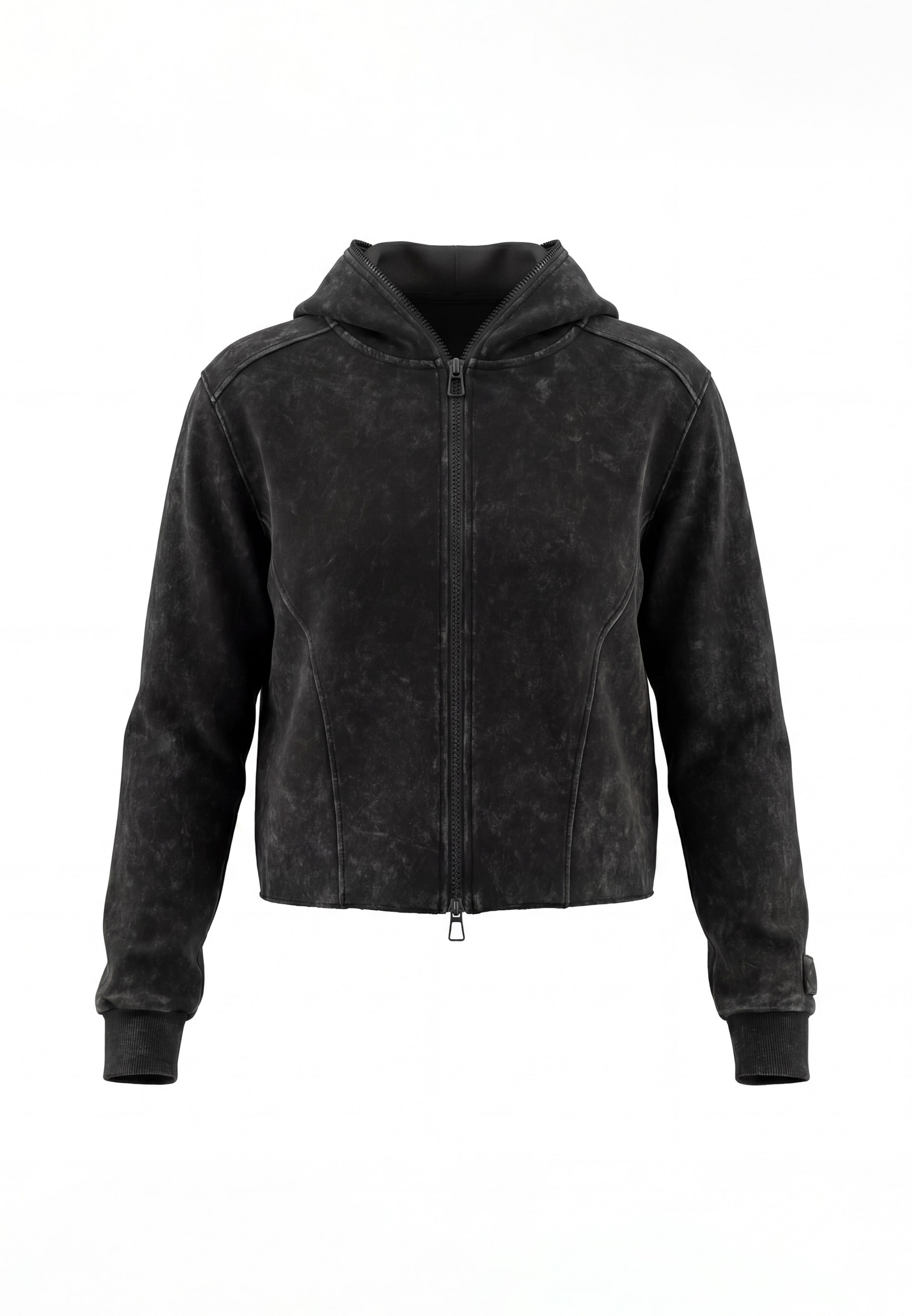 Veste de survêtement myMo ROCKS en noir : devant