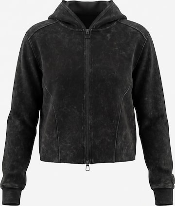 Veste de survêtement myMo ROCKS en noir : devant