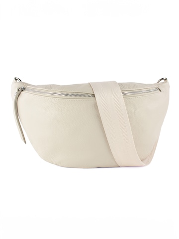 lePelou - Riñonera 'ROMA' en beige: frente