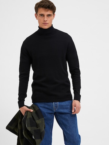 SELECTED HOMME - Pullover 'Maine' em preto