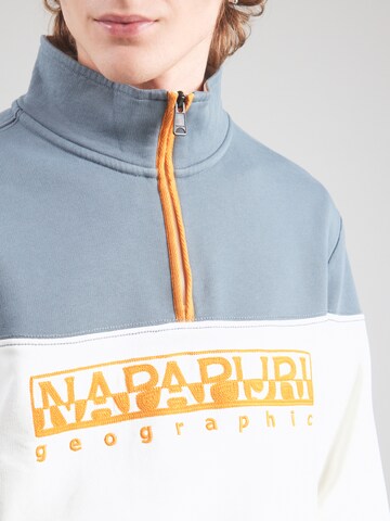 NAPAPIJRI Sweatshirt 'B-Saturnia' in Weiß