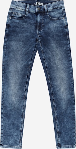 s.Oliver Jeans i blå: framsida