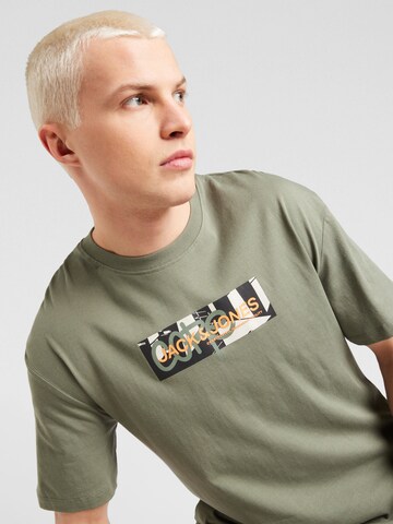 JACK & JONES - Camiseta 'AOP' en verde