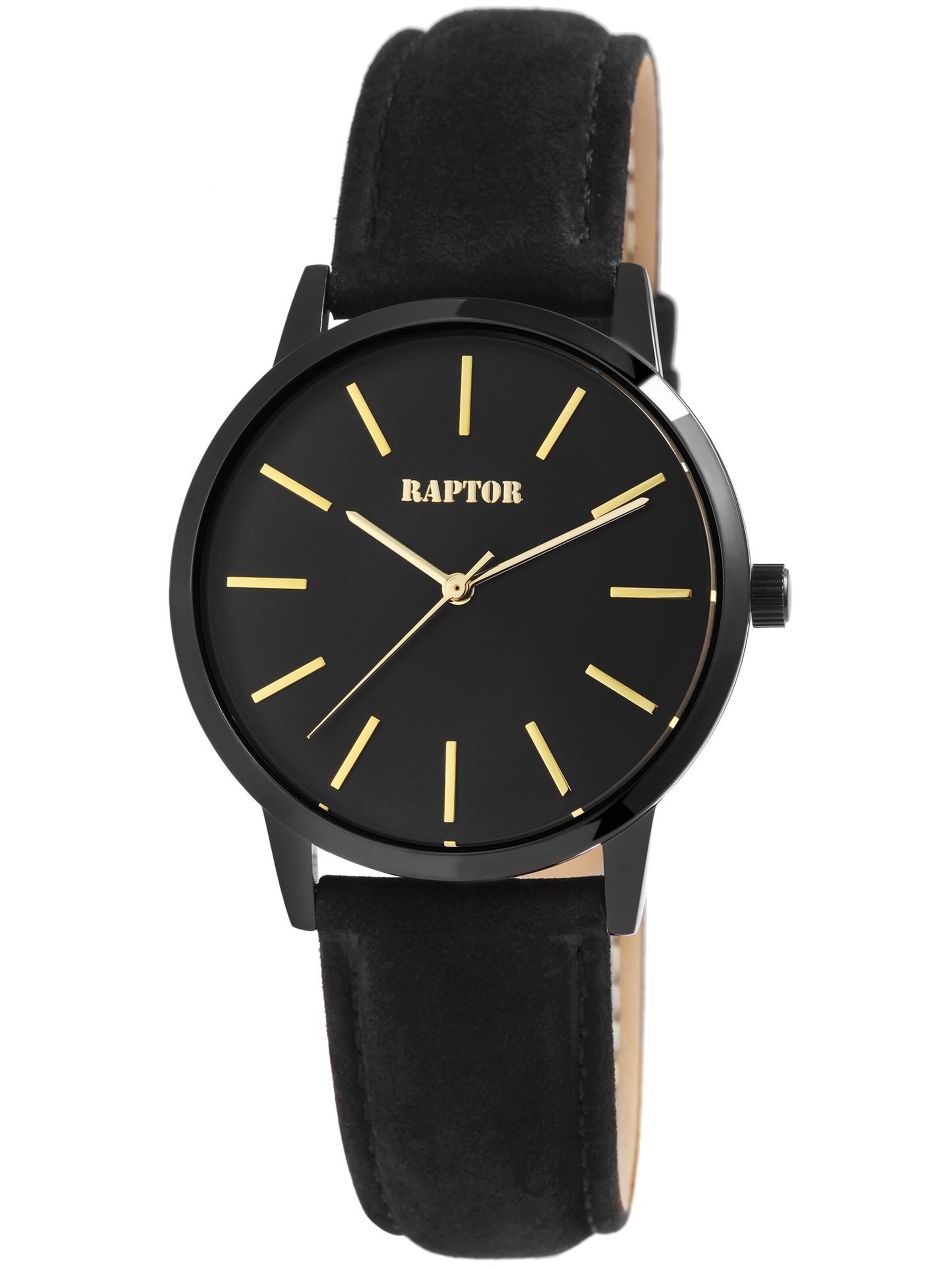 Raptor Analog Watch 'Sunny 3 ATM' in Black