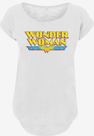 T-shirt 'DC Comics Wonder Woman' F4NT4STIC en blanc : devant