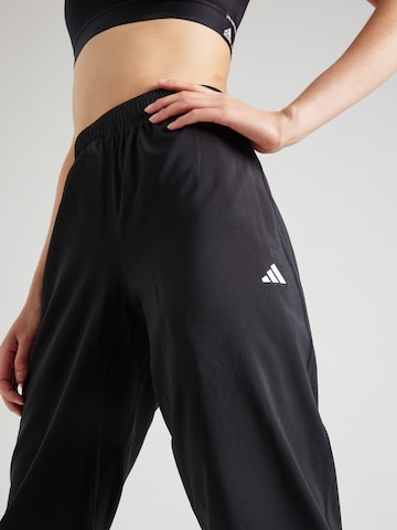 ADIDAS PERFORMANCE Tapered Workout Pants 'Own The Run' in Black